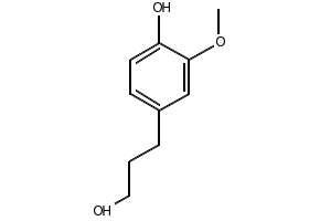 4-(3-hydroxybutyl)-2-methoxyphenol structure, CAS 39728-80-8