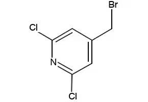 4-(bromomethyl)-2,6-dichloropyridine structure, CAS 175204-45-2