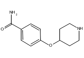 4-(piperidin-4-yloxy)benzamide structure, CAS 609781-30-8