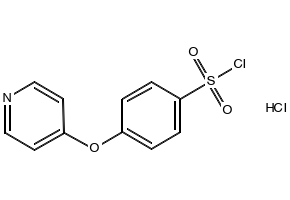 4-(pyridin-4-yloxy)benzene-1-sulfonylchloride structure, CAS 192330-49-7