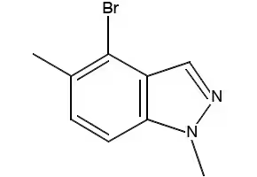 4-bromo-1,5-dimethyl-1H-indazole structure, CAS 1159511-77-9