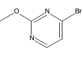 4-bromo-2-methoxypyrimidine structure, CAS 959240-72-3