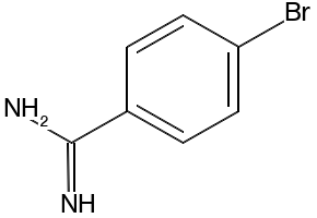 4-bromobenzamidinehydrochloride structure, CAS 22265-36-7