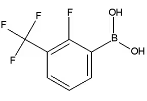 2-fluoro-3-(trifluoromethyl)phenylboronicacid structure, CAS 157834-21-4