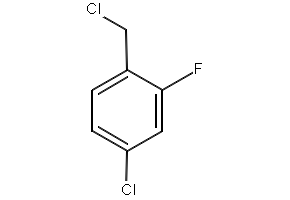 4-chloro-1-(chloromethyl)-2-fluorobenzene structure, CAS 87417-71-8
