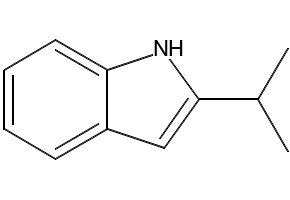 2-isopropyl-1H-indole structure, CAS 17790-93-1