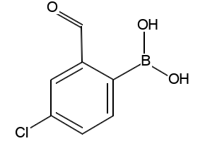 4-chloro-2-formylphenylboronicacid structure, CAS 913835-76-4