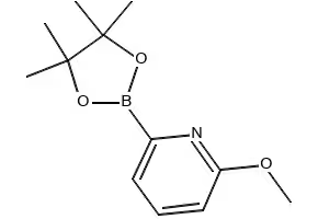 2-methoxy-6-(4,4,5,5-tetramethyl-1,3,2-dioxaborolan-2-yl)pyridine structure, CAS 1034297-69-2