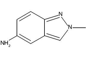 2-methyl-2H-indazol-5-amine structure, CAS 60518-59-4
