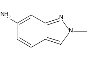 2-methyl-2H-indazol-6-amine structure, CAS 50593-30-1