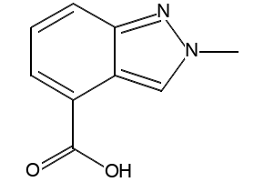 2-methyl-2H-indazole-4-carboxylicacid structure, CAS 1071433-06-1