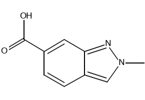 2-methyl-2H-indazole-6-carboxylicacid structure, CAS 1031417-46-5