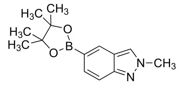 2-methyl-5-(4,4,5,5-tetramethyl-1,3,2-dioxaborolan-2-yl)-2H-indazole structure, CAS 1189746-27-7