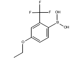 4-ethoxy-2-(trifluoromethyl)phenylboronicacid structure, CAS 313545-39-0