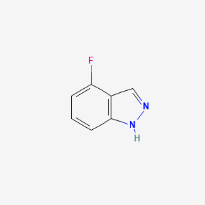 4-fluoro-1H-indazole structure, CAS 341-23-1
