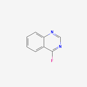 4-fluoroquinazoline structure, CAS 56595-09-6