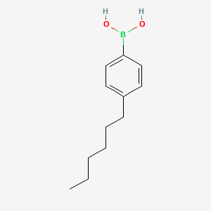 4-hexylphenylboronicacid structure, CAS 105365-50-2