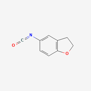 5-Isocyanato-2,3-dihydrobenzofuran structure, CAS 215162-92-8