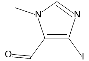 4-iodo-1-methyl-1H-imidazole-5-carbaldehyde structure, CAS 189014-13-9