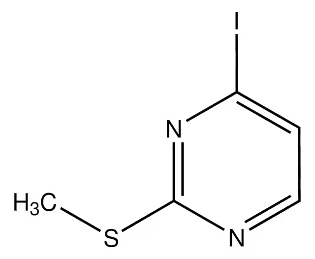 4-iodo-2-(methylthio)pyrimidine structure, CAS 1122-74-3