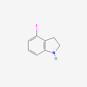4-iodoindoline structure, CAS 939759-03-2