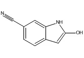2-oxoindoline-6-carbonitrile structure, CAS 199327-63-4