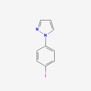 1-(4-iodophenyl)-1H-pyrazole structure, CAS 368869-86-7