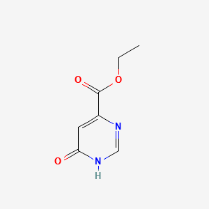 ethyl6-hydroxypyrimidine-4-carboxylate structure, CAS 223788-14-5