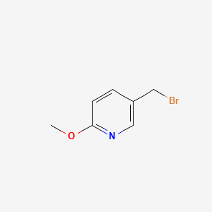 5-(bromomethyl)-2-methoxypyridine structure, CAS 128632-03-1