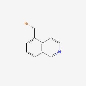5-(bromomethyl)isoquinoline structure, CAS 158654-74-1