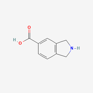 Isoindoline-5-carboxylicacid structure, CAS 685084-08-6