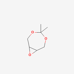 4.4-Dimethyl-3.5.8-Trioxabic-yclo(5.1.0)octane structure, CAS 57280-22-5