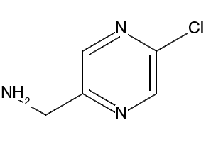 2-Pyrazinemethanamine,5-chloro- structure, CAS 1060814-53-0