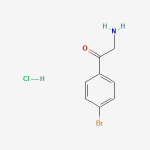 α-Amino-4’-bromoacetophenonehydrochloride structure, CAS 5467-72-1