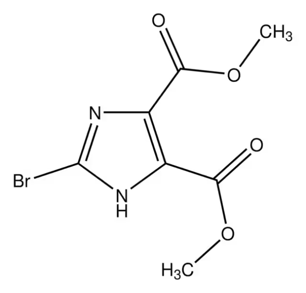 dimethyl2-bromo-1H-imidazole-4,5-dicarboxylate structure, CAS 705280-65-5