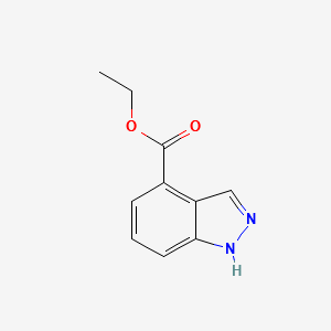ethyl1H-indazole-4-carboxylate structure, CAS 885279-45-8