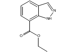 ethyl1H-indazole-7-carboxylate structure, CAS 885278-74-0