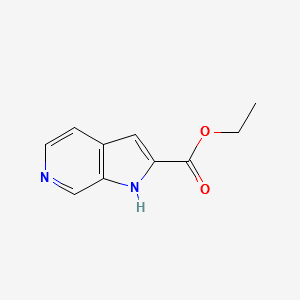 ethyl1H-pyrrolo[2,3-c]pyridine-2-carboxylate structure, CAS 24334-19-8