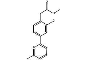 4-(6-Chloro-pyrazin-2-yl)-2-methyl-benzoicacid structure, CAS 1020718-74-4