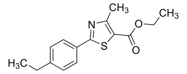 ethyl2-(4-ethylphenyl)thiazole-4-carboxylate structure, CAS 885278-69-3
