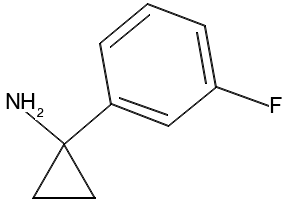 1-(3-fluorophenyl)-Cyclopropanamine structure, CAS 764647-70-3