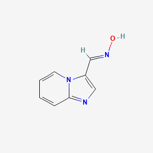 Imidazo[1,2-a]pyridine-3-carboxaldehyde,oxime structure, CAS 30493-08-4