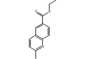 Ethyl2-methylquinoline-6-carboxylate structure, CAS 855763-77-8