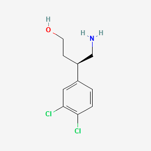 (R)(+)Dichlorophenylaminoalcohol structure, CAS 135936-36-6