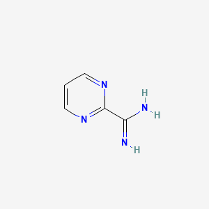 pyrimidine-2-carboxamidine structure, CAS 45695-56-5
