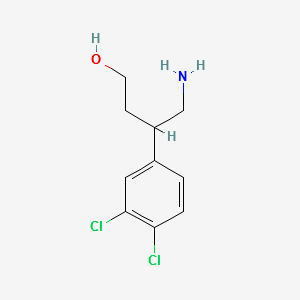 Dichlorophenylaminoalcohol structure, CAS 152298-51-6