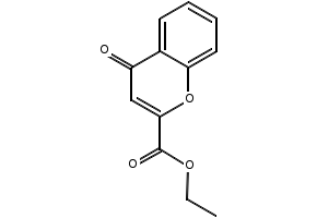ethyl4-oxo-4H-chromene-2-carboxylate structure, CAS 14736-31-3