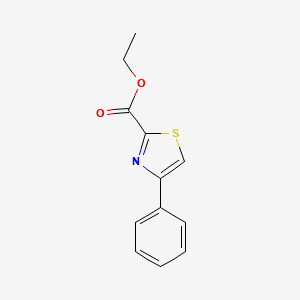 ethyl4-phenylthiazole-2-carboxylate structure, CAS 31877-30-2