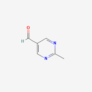 2-Methylpyrimidine-5-carbaldehyde structure, CAS 90905-33-2
