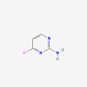 4-Iodopyrimidin-2-amine structure, CAS 815610-16-3